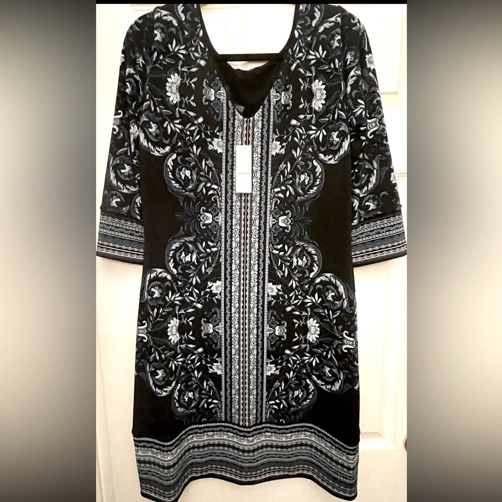 White House Black Market Black Reversible Dress
